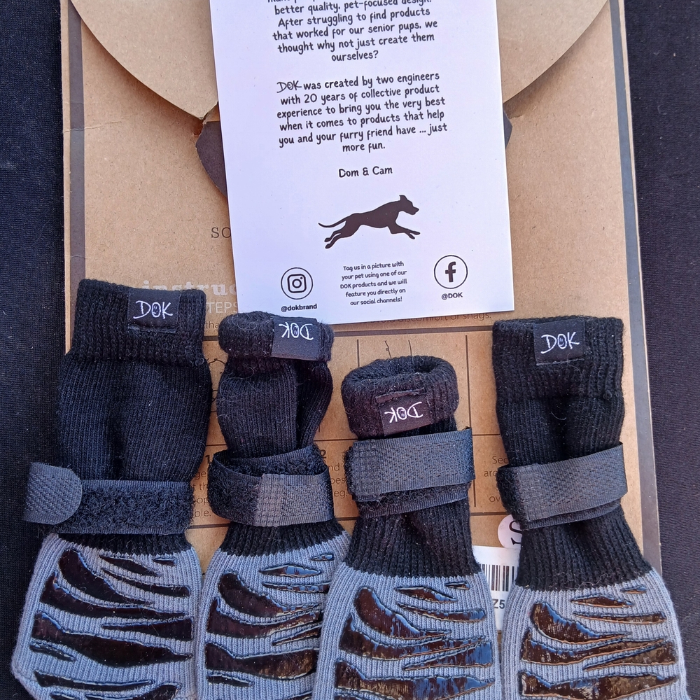 TigerToes Maximum Grip Dog Socks